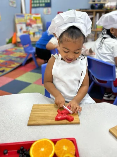Child at Little Heaven Daycare